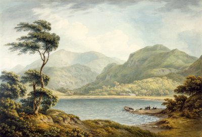 The Upper End of Coniston Lake, Lancashire, 1801 by John Warwick Smith